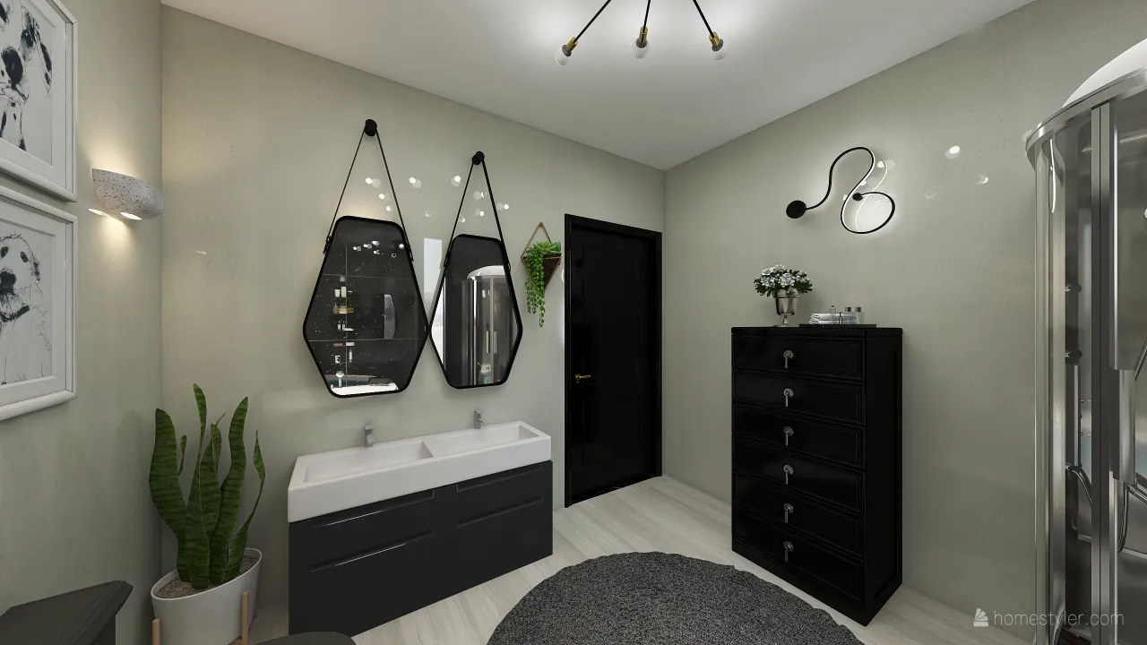 MasterBathroom 3d design renderings