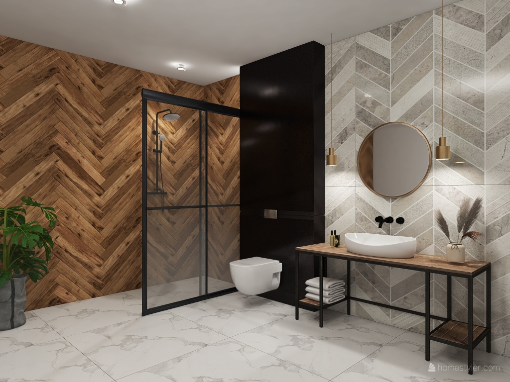 bathroom jodelka 3d design renderings