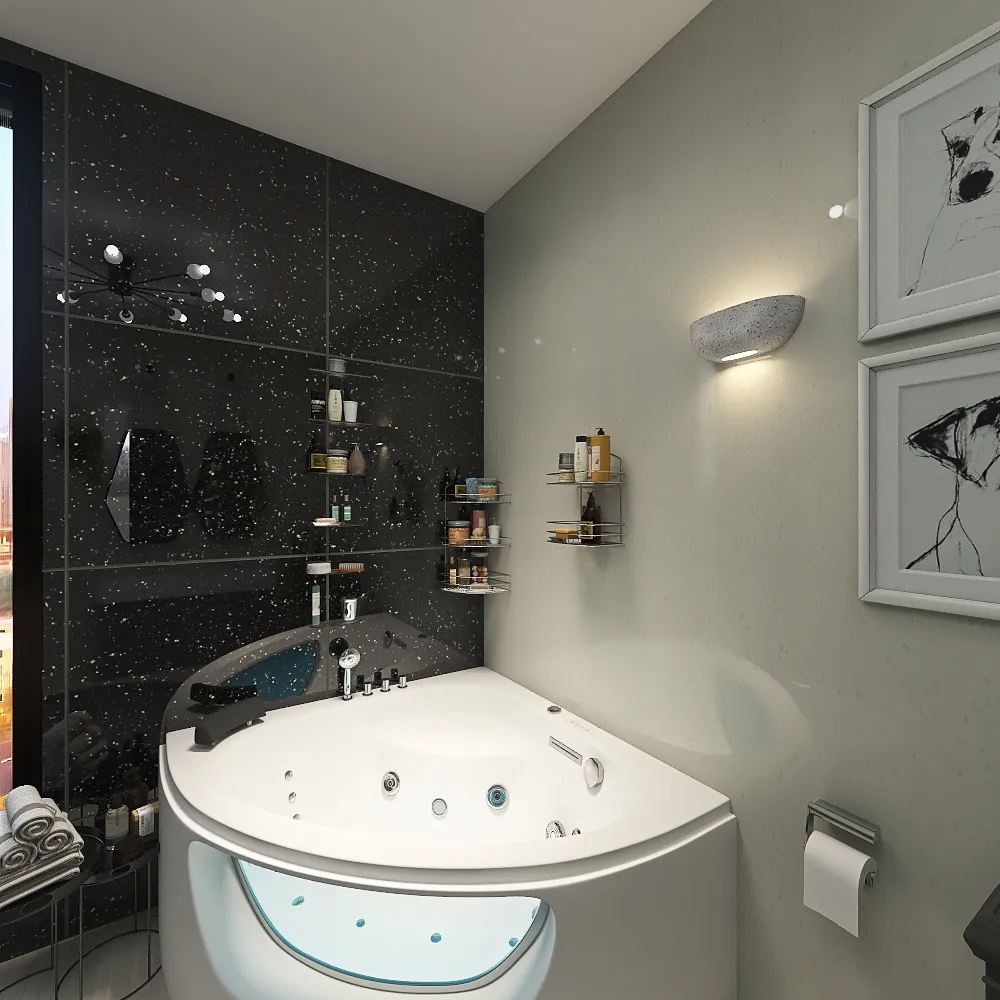 MasterBathroom 3d design renderings