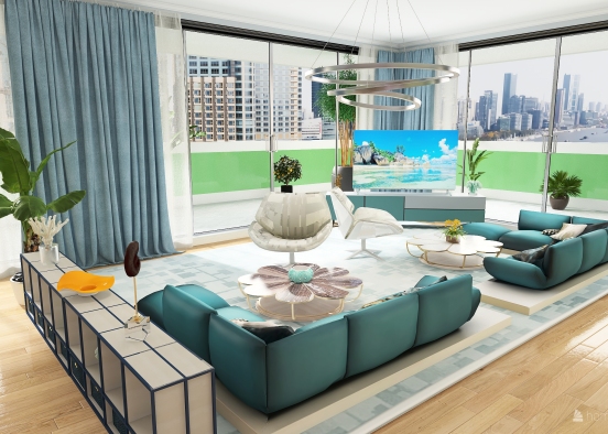 Shanghai Luxury Appartment Design Rendering