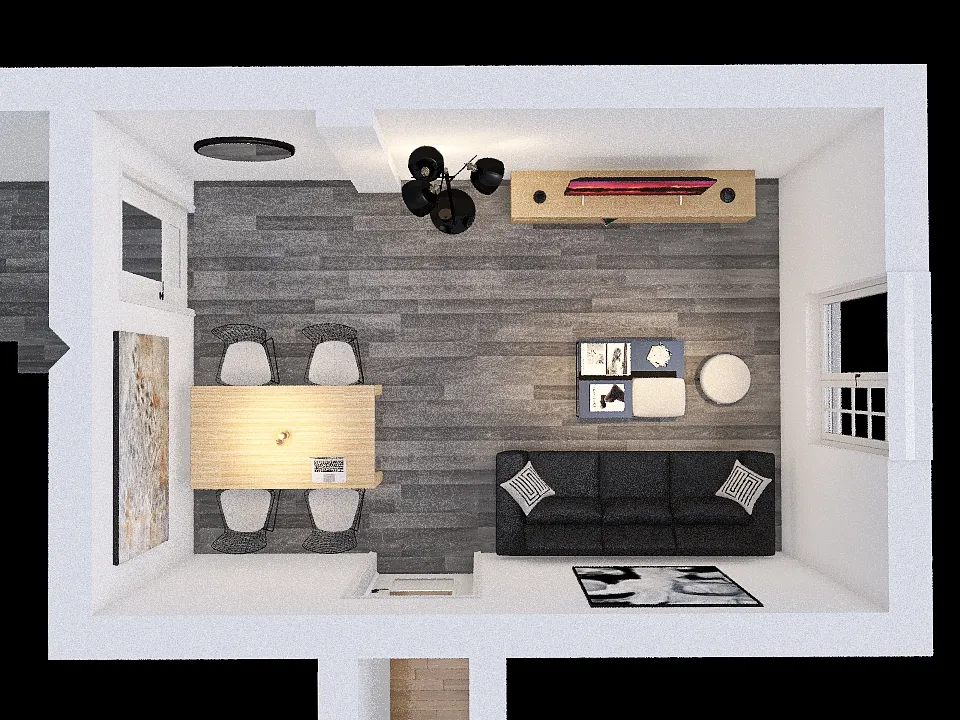 Reforma salón. 3d design renderings