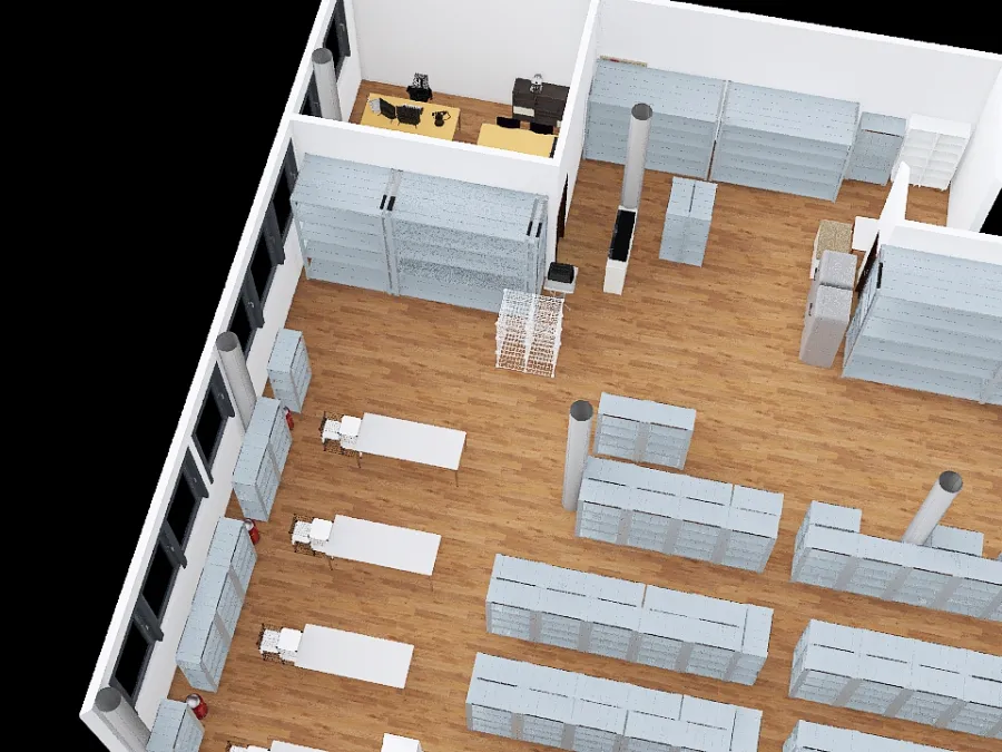 Playground Lager Version 2021 - Master Office 3d design renderings