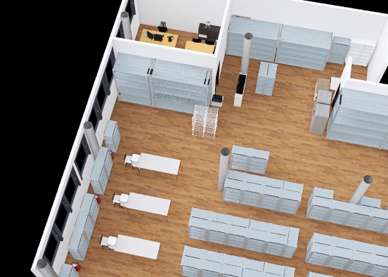 Playground Lager Version 2021 - Master Office Design Rendering