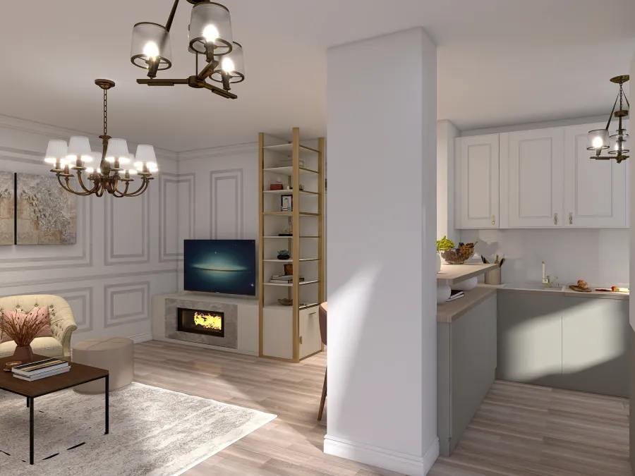 Apartament Ciucescu 3d design renderings