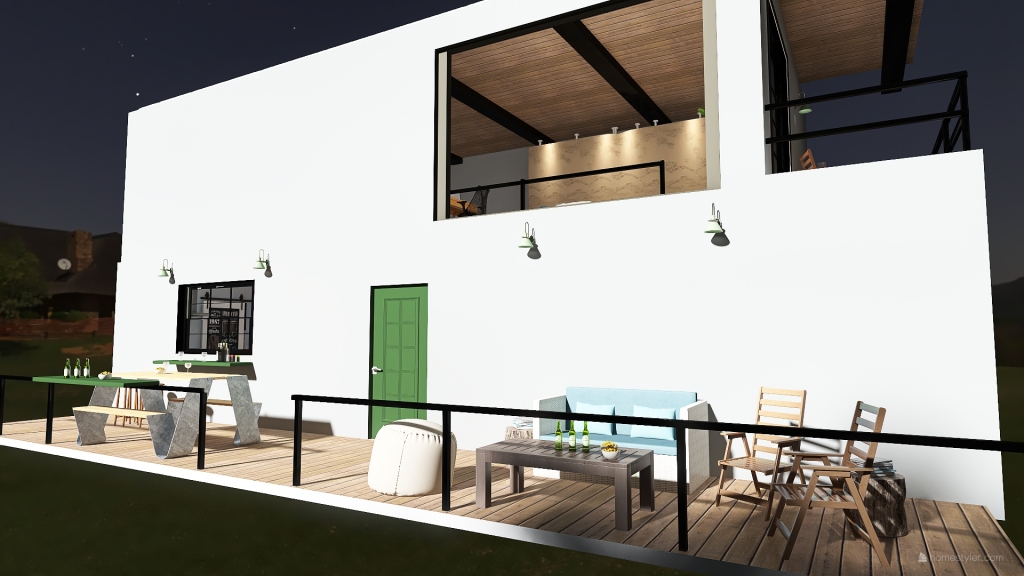 Chácara das Palmeiras 3d design renderings