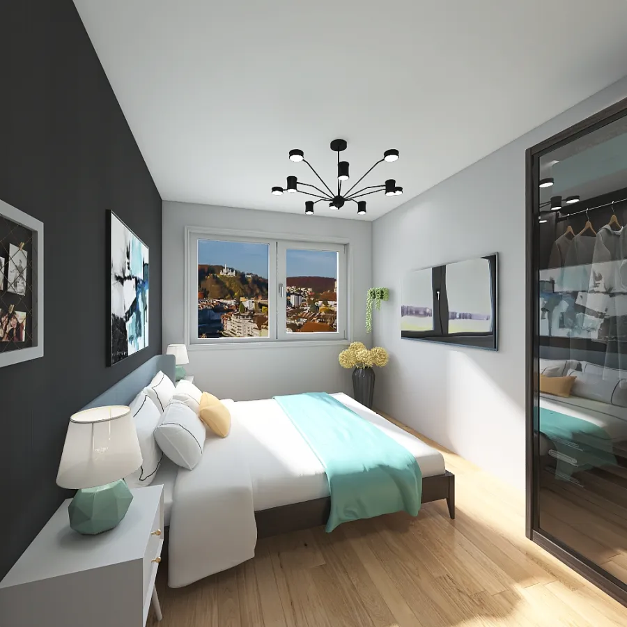ložnice 3d design renderings