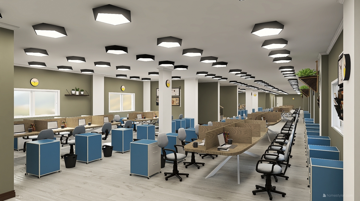 1st Floor Of ＂Capital＂ Factory design ideas & pictures (464 sqm)Homestyler