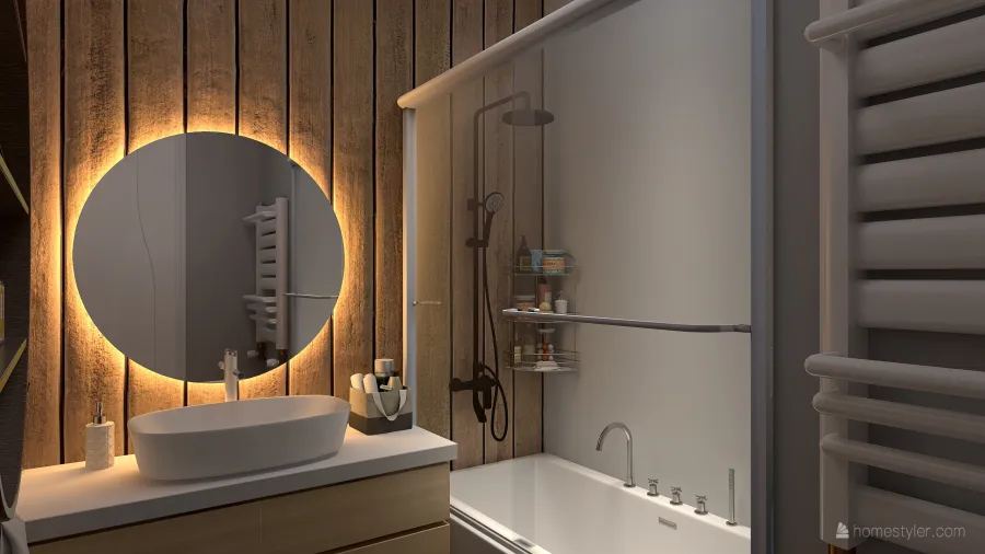 koupelna 3d design renderings