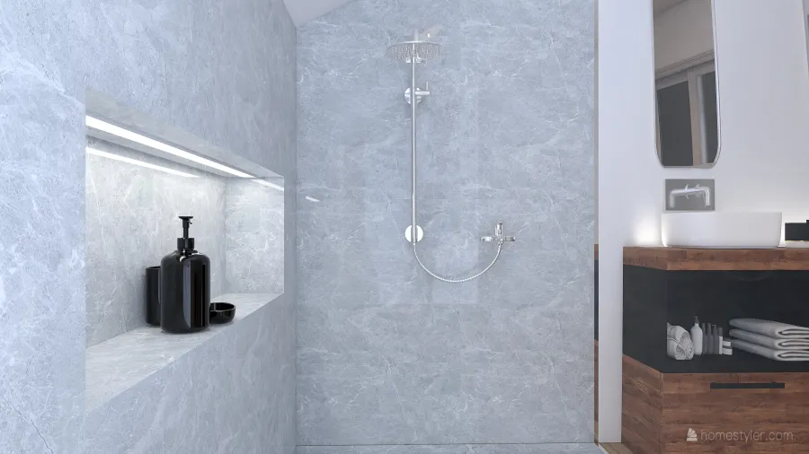 Scandinavian StyleOther ColorScemeOther WoodTones ColdTones Bathroom1 3d design renderings