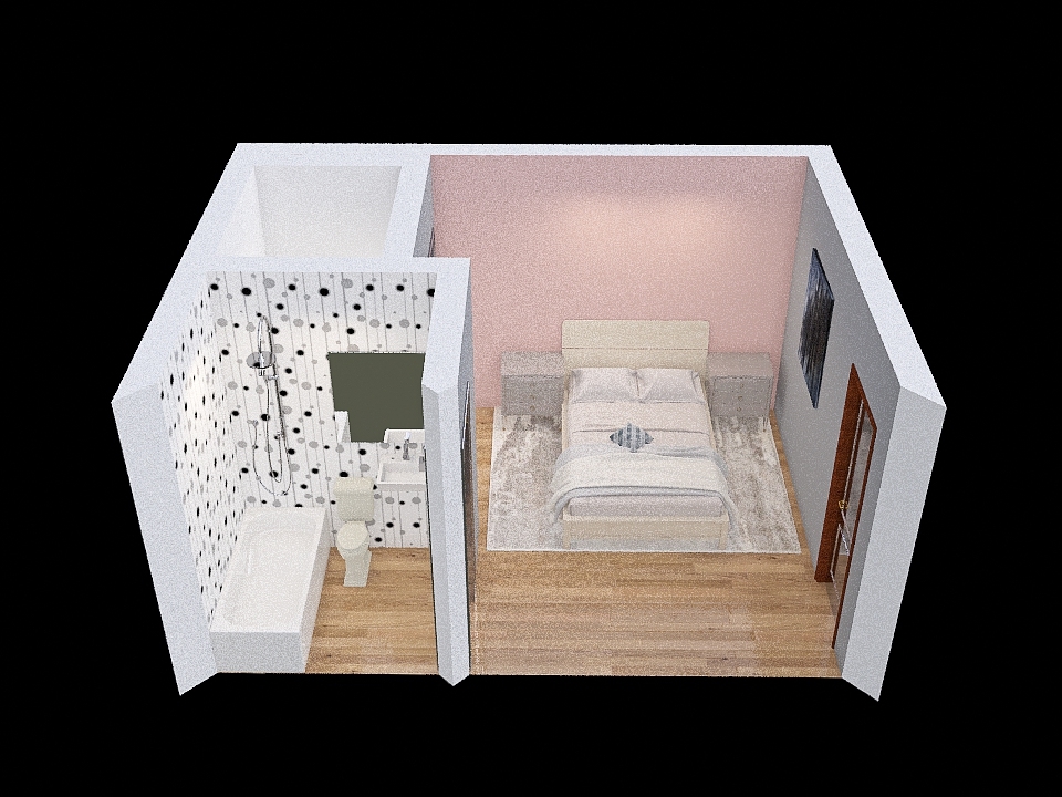 Bedroom A 3d design renderings