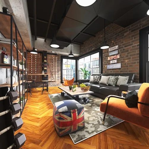 INDUSTRIAL STYLE INTERIOR DESIGN