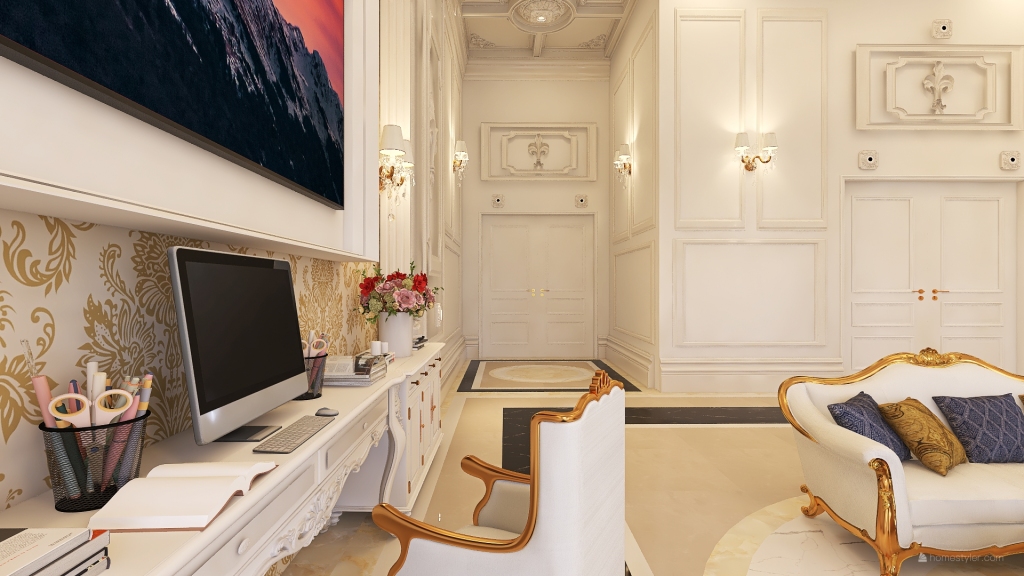 ArtDeco StyleOther 037| royal suite - princess WarmTones ColorScemeOther Beige 3d design renderings