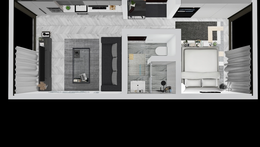 Micro flat in NYC 3d design picture 37.58