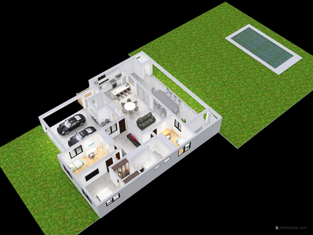 Casa V3 3d design renderings