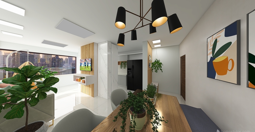entrega das chaves Interior Design Render