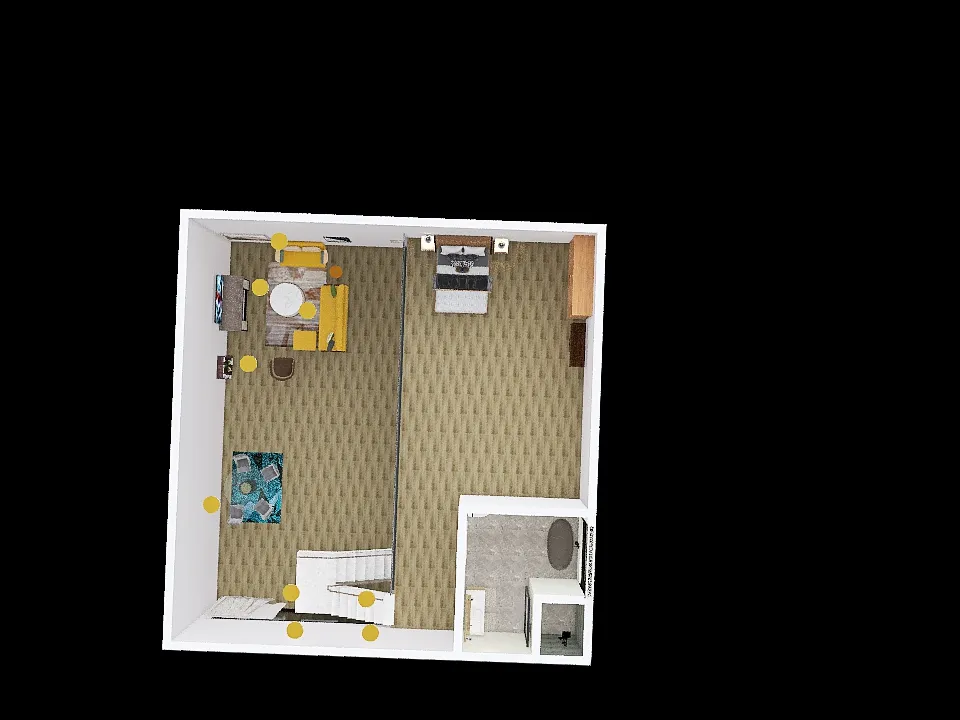 Loft House 3d design renderings