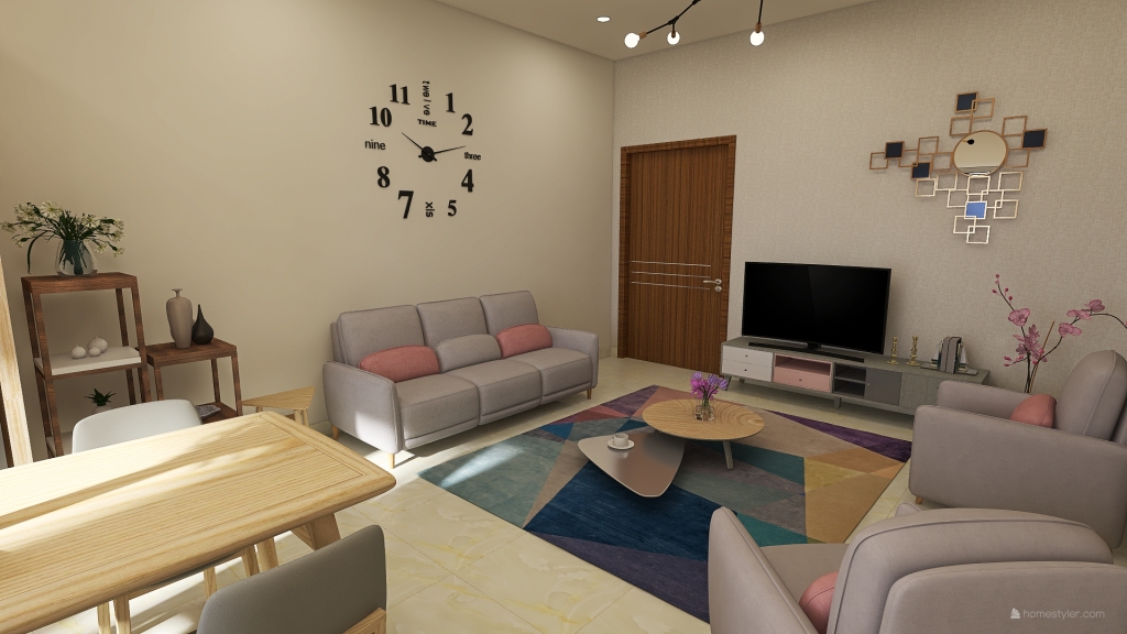 Abed Apartment 3d design renderings