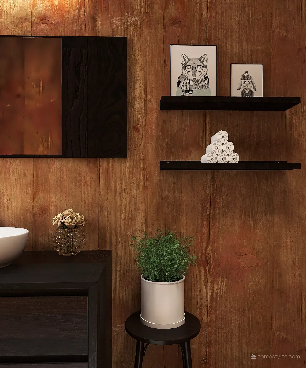 Bathroom 3d design renderings