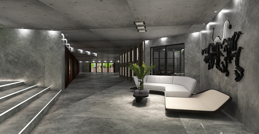 Event area with semi- outdoor/ Main Entrance 3d design renderings