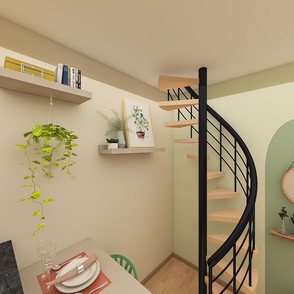Small, but cozy 3d design renderings