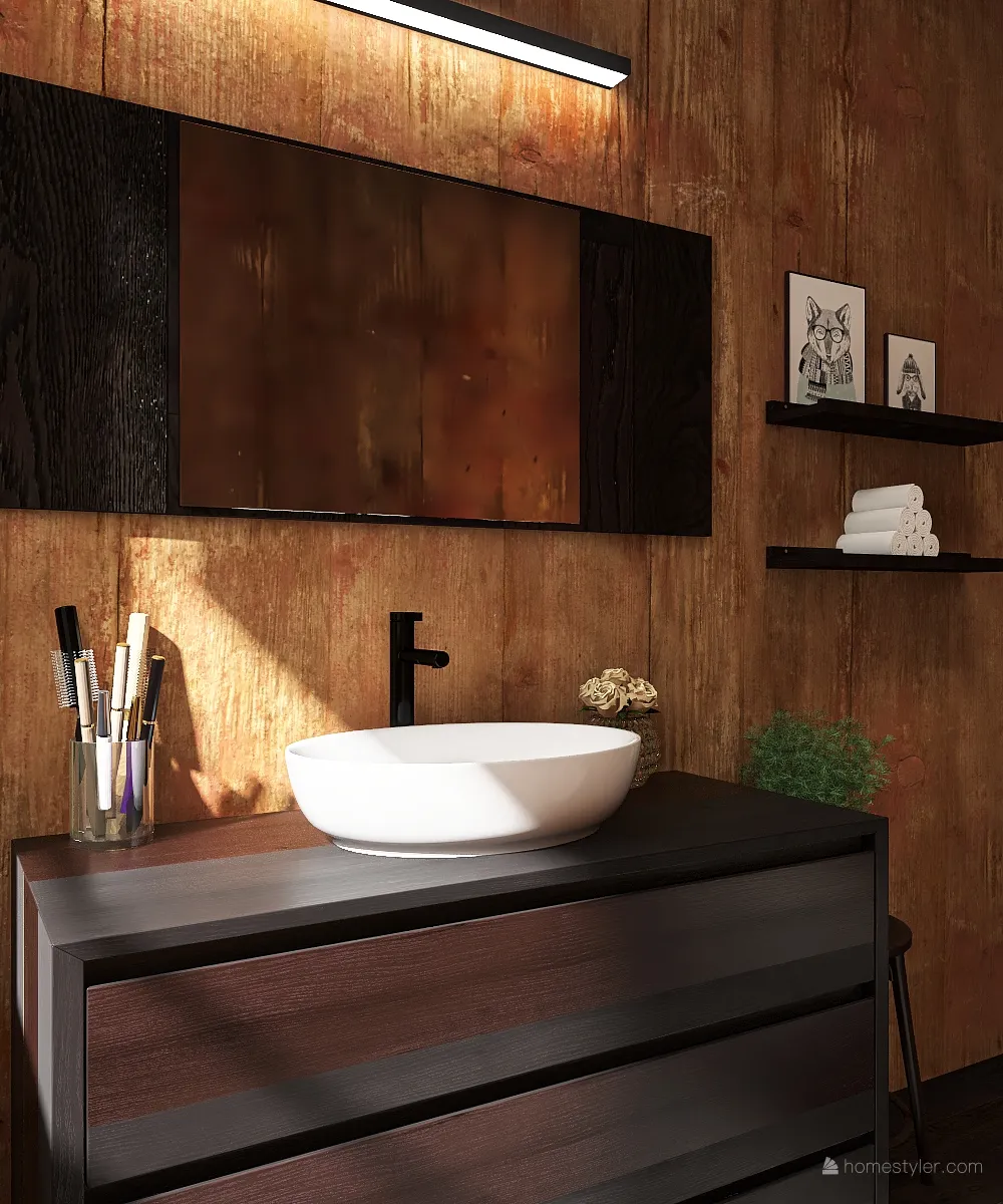 Bathroom 3d design renderings