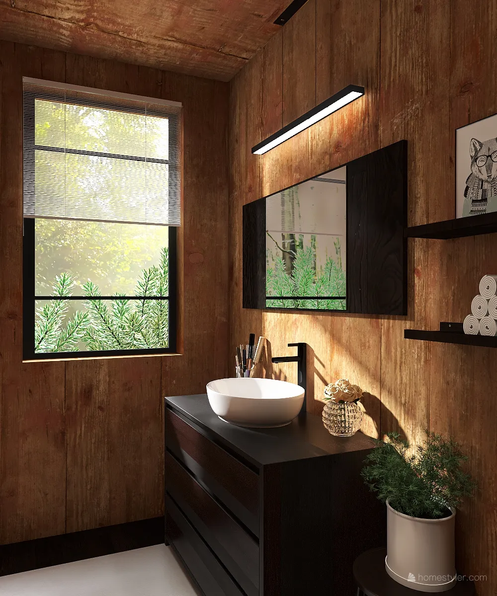 Bathroom 3d design renderings