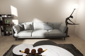 Relaxing living room.  Design Rendering