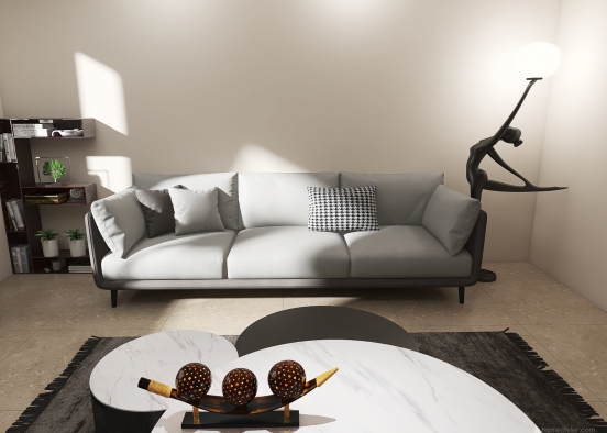 Relaxing living room.  Design Rendering