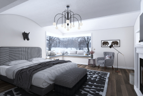 Cosy Bedroom  Design Rendering