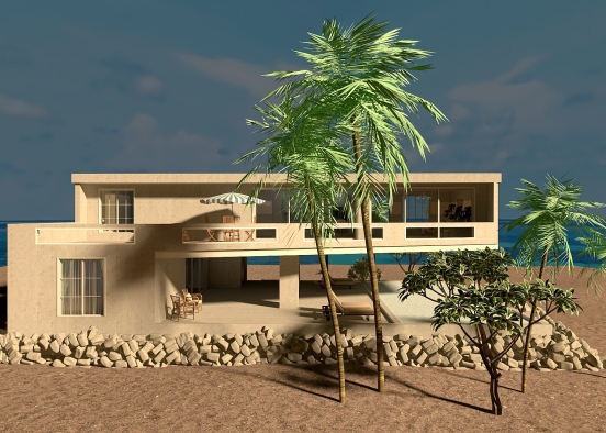 StyleOther Mediterranean Beach House Design Rendering