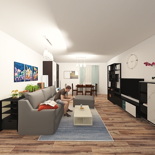 Living room Idea #2 Design Rendering