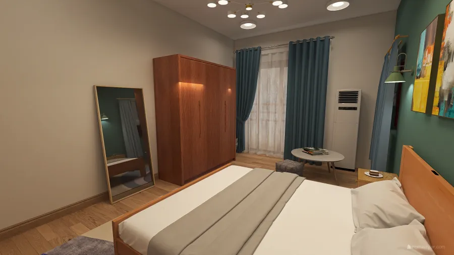 GF Bedroom 3d design renderings