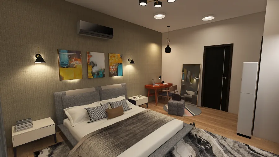 2F Bedroom 3d design renderings