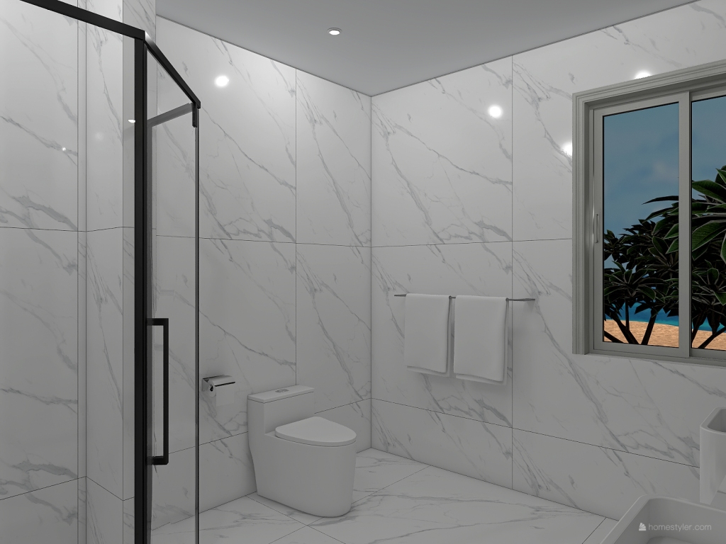 StyleOther Mediterranean EarthyTones ColorScemeOther Bathroom 3d design renderings