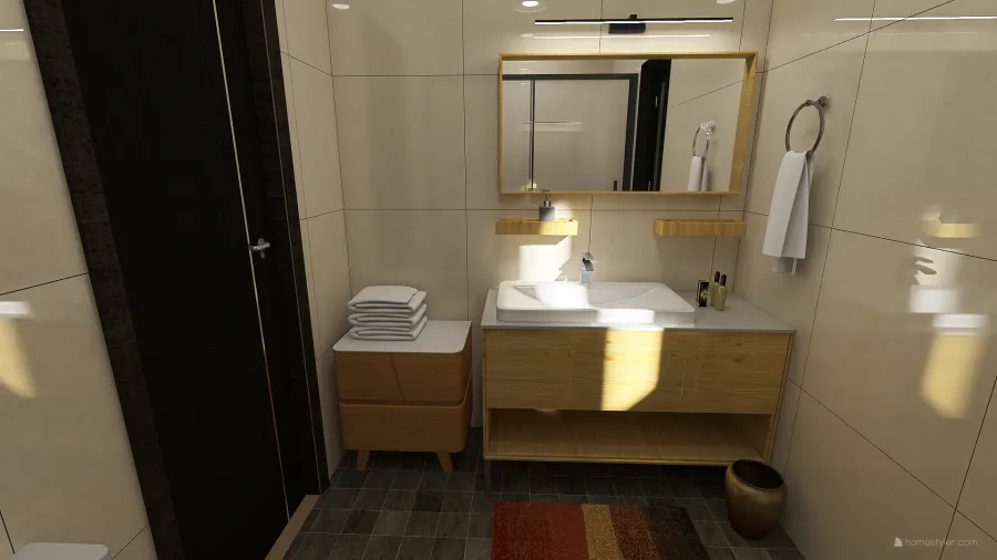 2F Master Bathroom 3d design renderings