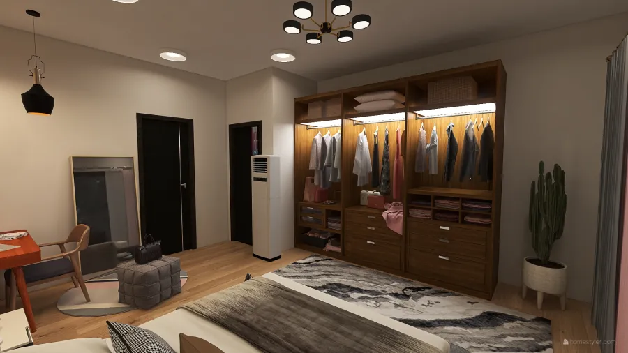 2F Bedroom 3d design renderings
