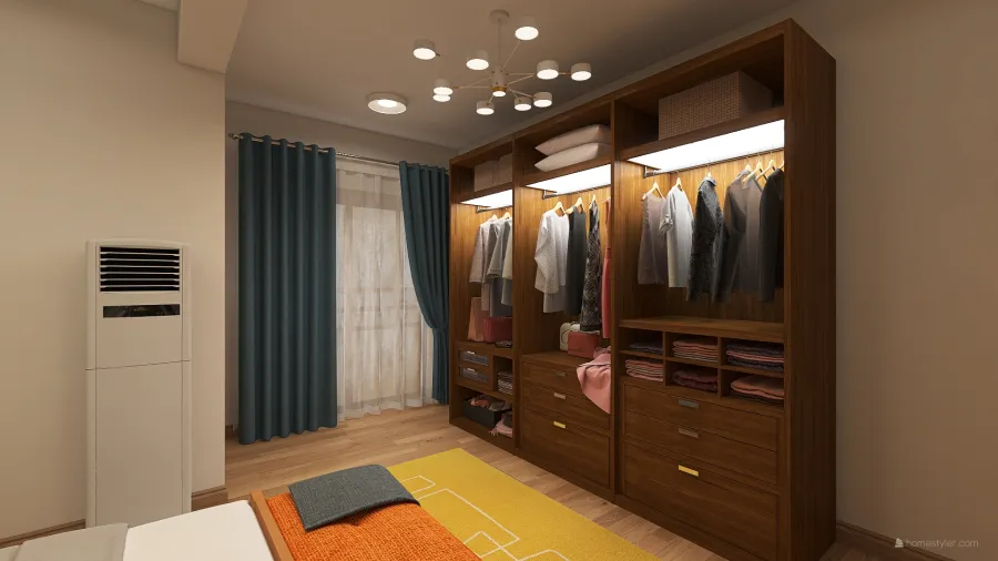GF Master Bedroom 3d design renderings