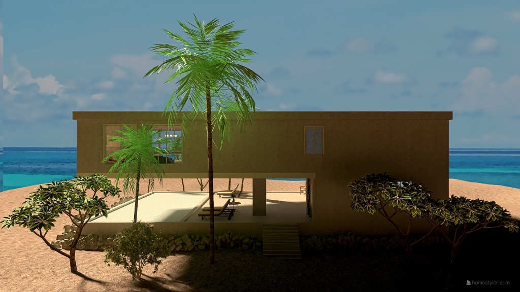 StyleOther Mediterranean Beach House EarthyTones ColorScemeOther 3d design renderings