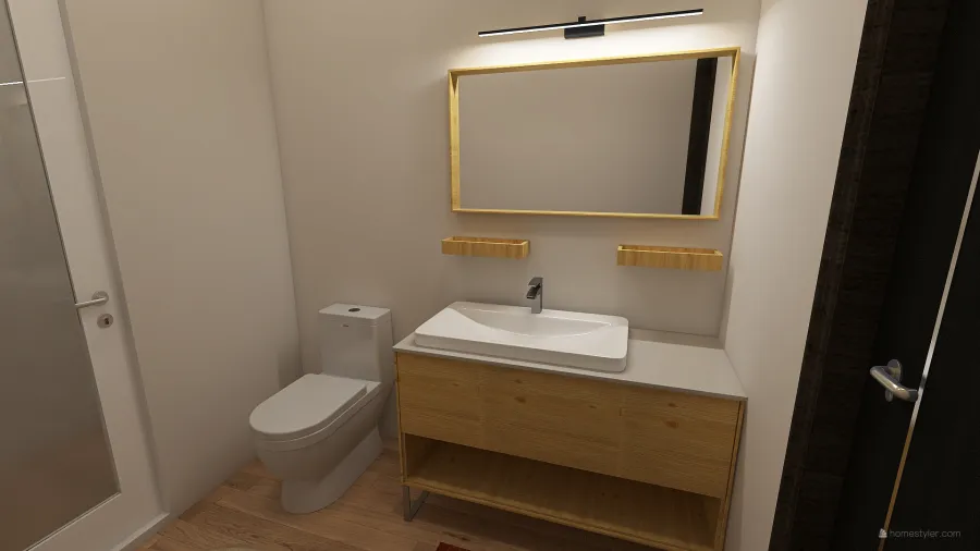 1F Master Bathroom 3d design renderings