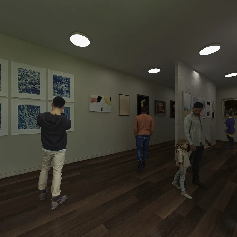 Exhibition Area 3d design renderings