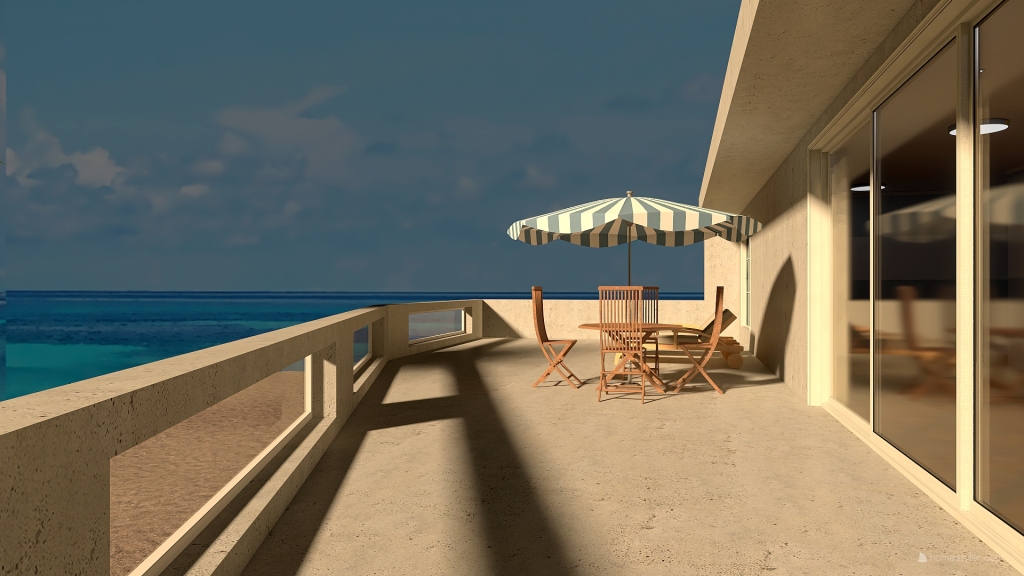 StyleOther Mediterranean EarthyTones ColorScemeOther Balcony 3d design renderings