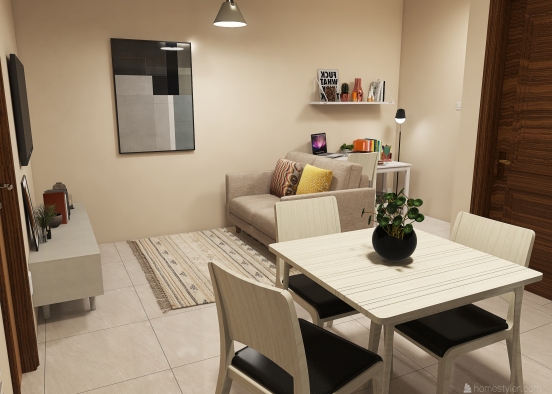 Mini Apartment Design Rendering