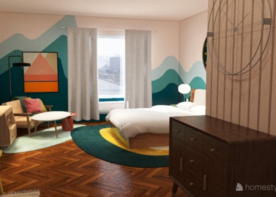 Hotel Suite Design Rendering