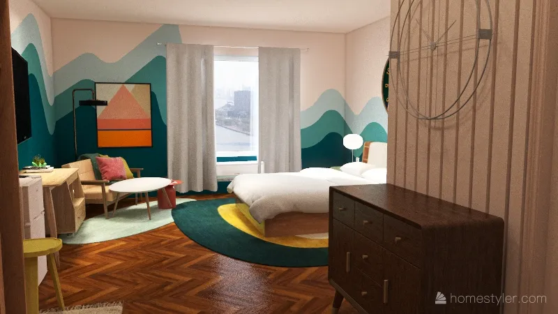 Hotel Suite 3d design renderings
