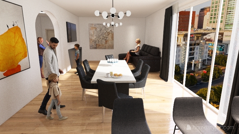 Triplets Interior Design Render