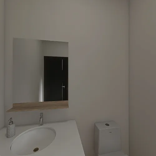 1F Toilet 3d design renderings