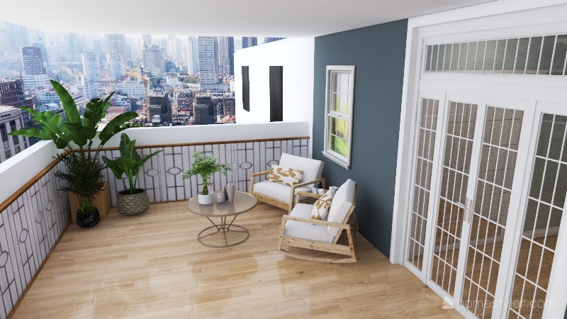 Master porch 3d design renderings