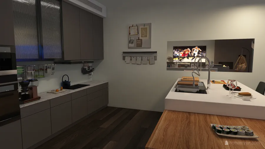 livingroom project 3d design renderings