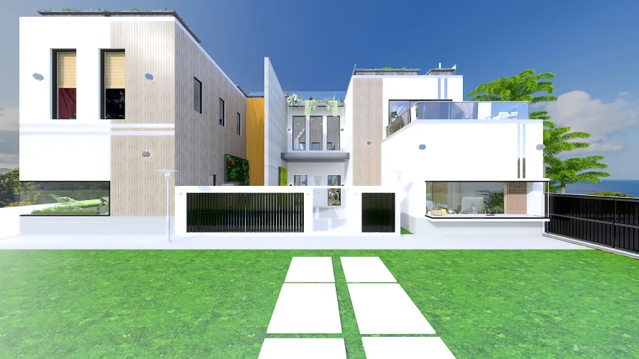 Modern StyleOther Contemporary Bauhaus LA Mansion ColorScemeOther 3d design renderings