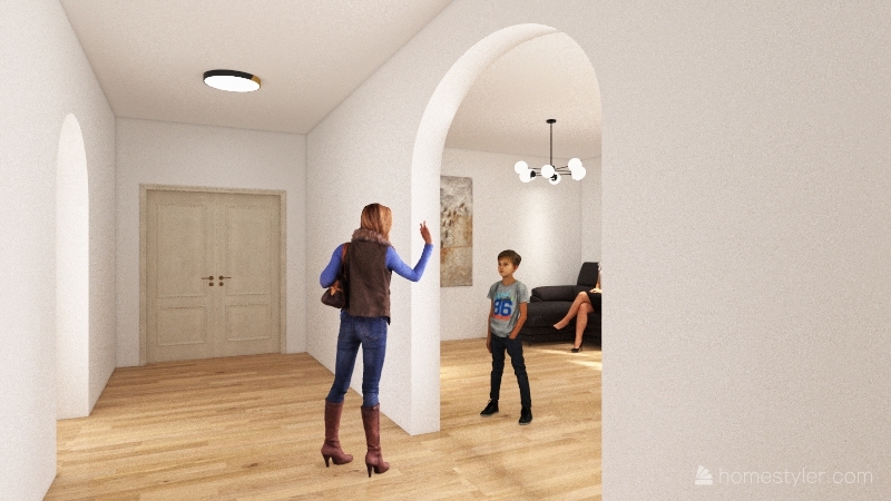 Triplets Interior Design Render